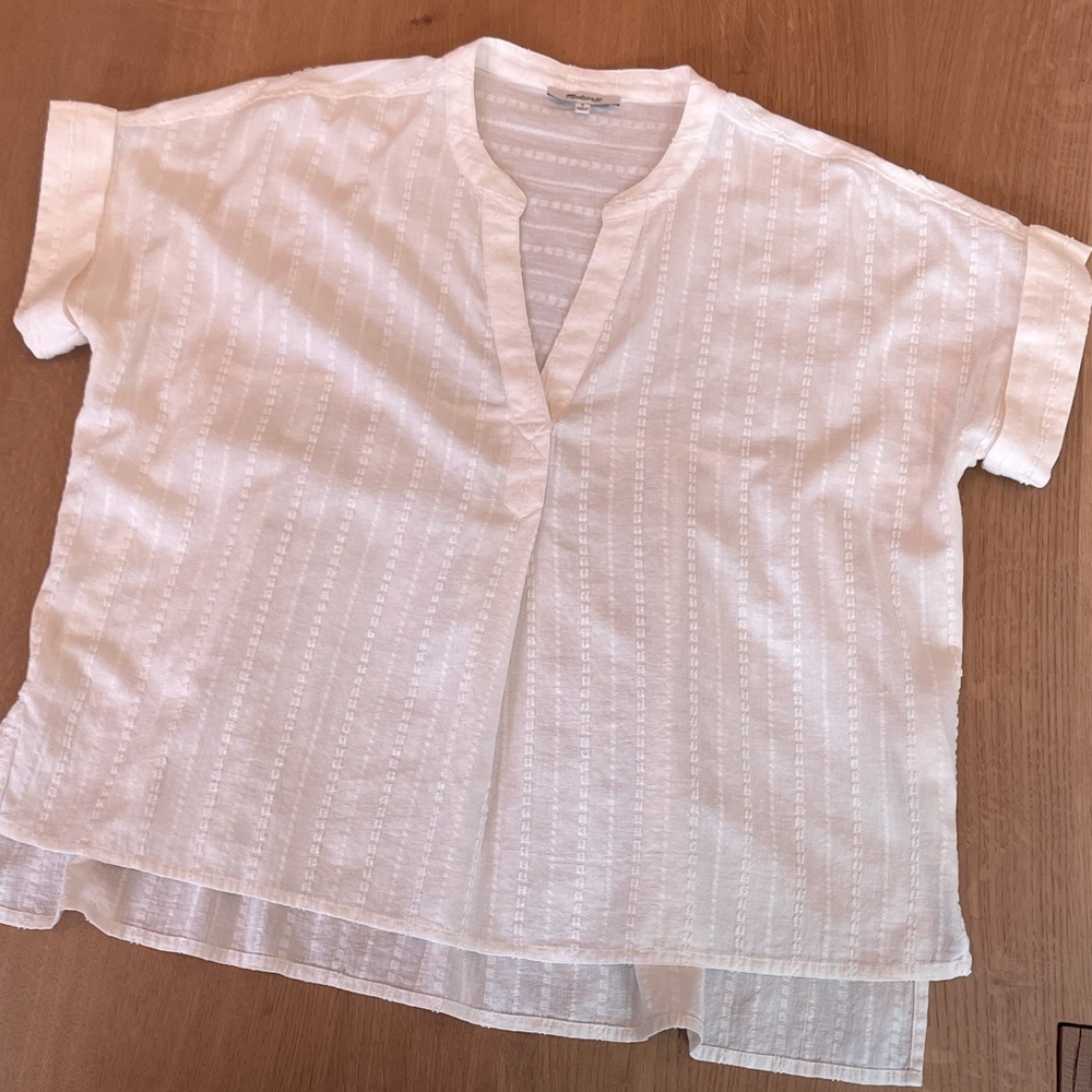Madewell Textured Popover Shirt